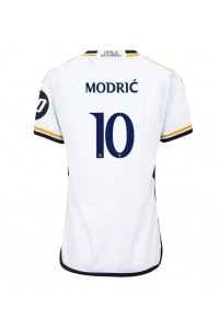 Fotbalové Dres Real Madrid Luka Modric #10 Dámské Domácí Oblečení 2023-24 Krátký Rukáv